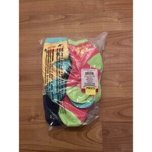 Little Girls Crew Socks Kids Shoe Size Unknown Patterned Design 9 Pairs